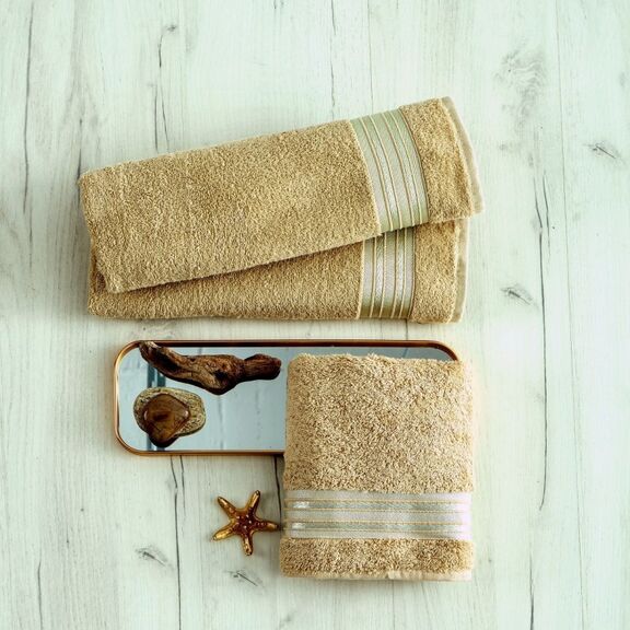 Πετσετα Προσωπου 50x90cm Amira Beige