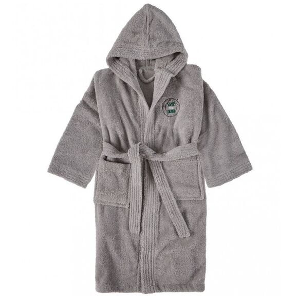 Μπουρνουζι kid με Κουκουλα νο 10 Alden Silver