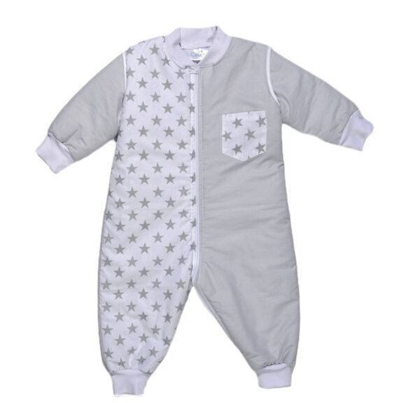Oliver Baby Des.15 Υπνοφόρμα Χωρις Αποσπώμενα Μανίκια Γκρι-2,5 tog-Νο4/0,90cm
