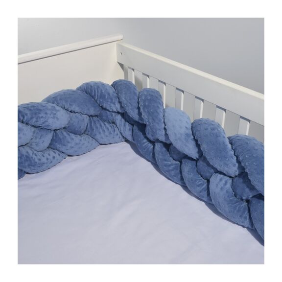 Oliver Baby Des.9280 Πλεξούδα Βελουτέ 24χ200 Ανάγλυφη Μπλε Τετραπλή
