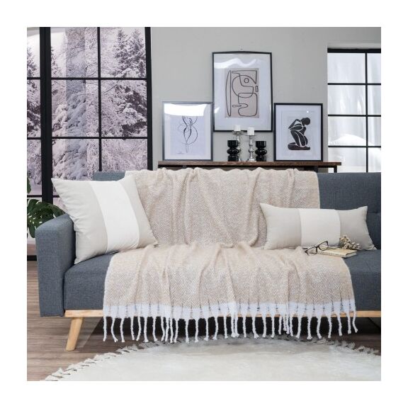 Ριχτάρι-Κουβέρτα Καναπέ Mohair 01 - 130 x 150cm