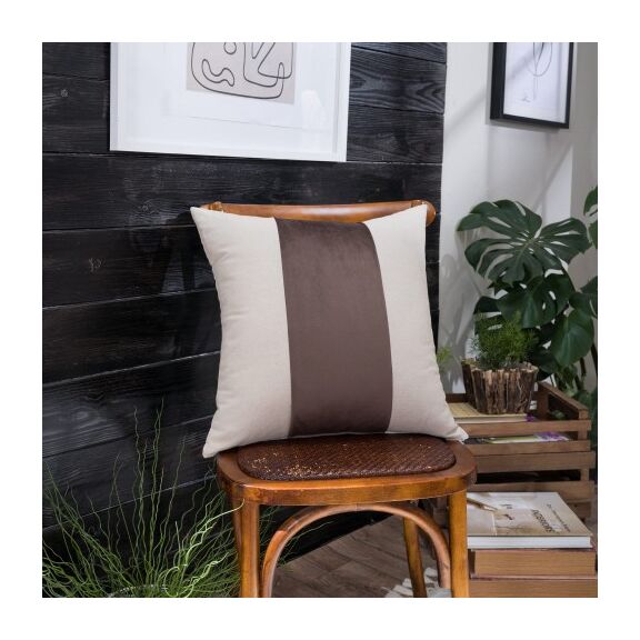 Μαξιλαροθήκη Linus 03 - 50x50cm με γέμιση