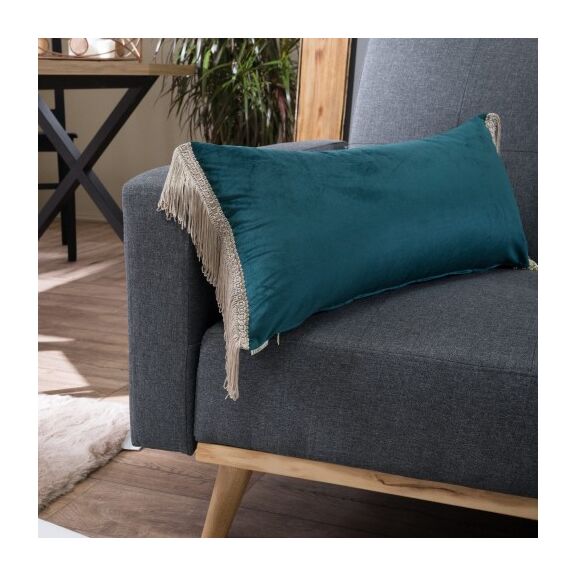 Μαξιλαροθήκη Velvet 13 Με Κρόσι (30x60cm) - 30x60cm με γέμιση