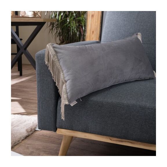 Μαξιλαροθήκη Velvet 11 Με Κρόσι (30x60cm) - 30x60cm
