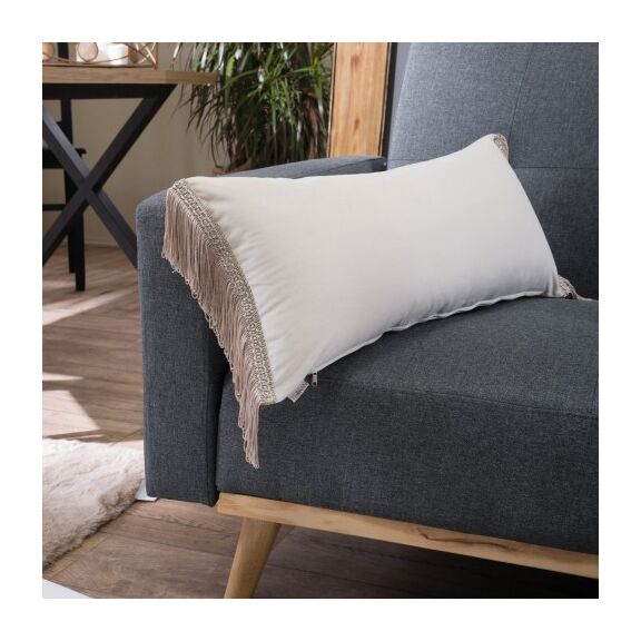 Μαξιλαροθήκη Velvet 01 Με Κρόσι (30x60cm) - 30x60cm με γέμιση