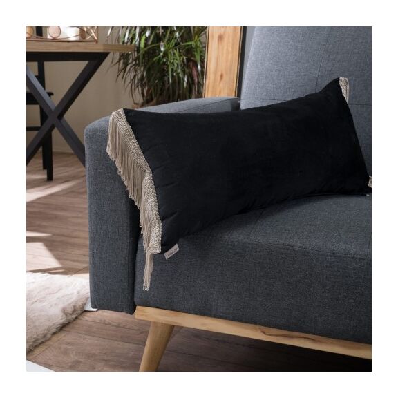 Μαξιλαροθήκη Velvet 06 Με Κρόσι (30x60cm) - 30x60cm