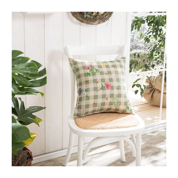 Μαξιλαροθήκη Parrillia 08 - 65x65cm δαπέδου με γέμιση