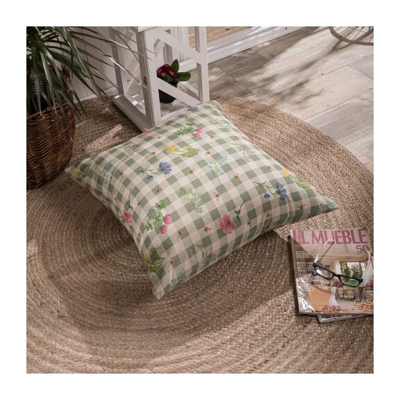 Μαξιλαροθήκη Parrillia 08 - 65x65cm δαπέδου με γέμιση