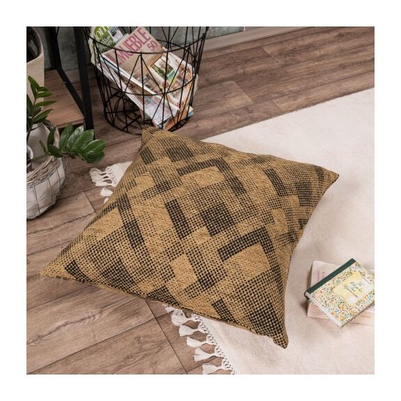 Μαξιλαροθήκη Bronx 08 - 65x65cm δαπέδου με γέμιση