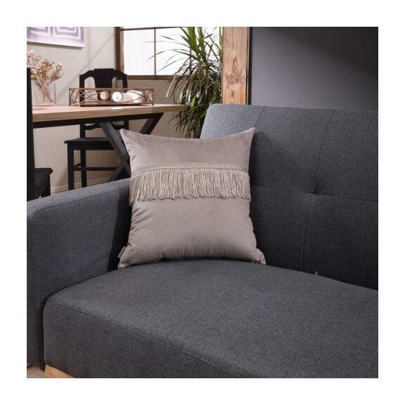 Μαξιλαροθήκη Velvet 07 Με Κρόσι - 30x50cm