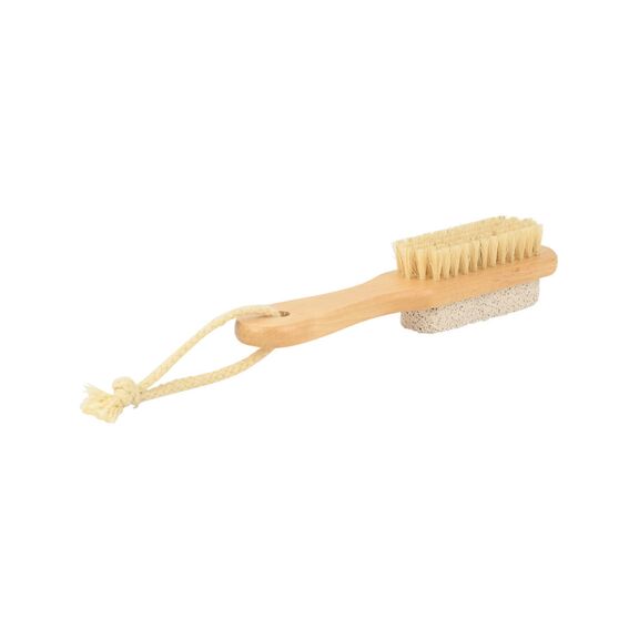 ESTIA ΒΟΥΡΤΣΑ ΠΟΔΙΩΝ ELIXIR BAMBOO ΜΕ ΕΛΑΦΡΟΠΕΤΡΑ 18x3.5x4cm
