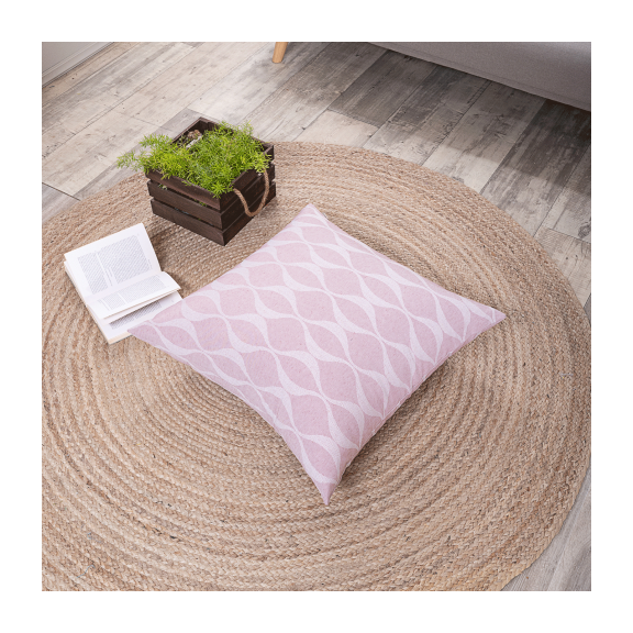 Μαξιλαροθήκη Vivero 06 - 65x65cm δαπέδου με γέμιση