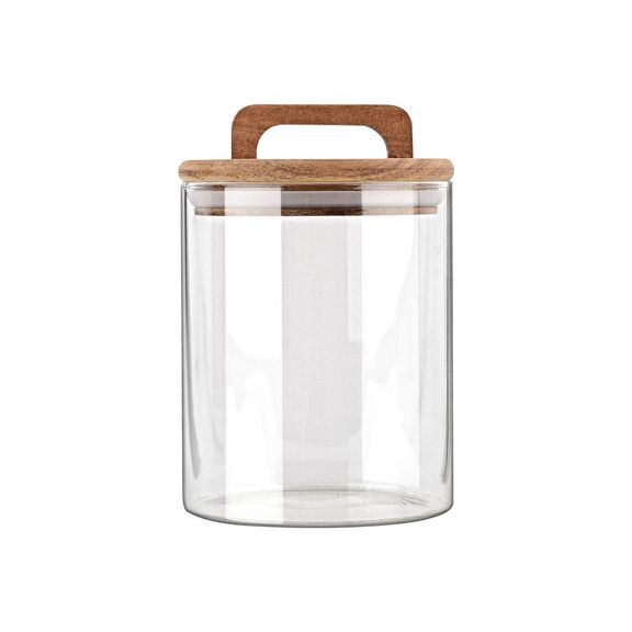 ESTIA ΔΟΧΕΙΟ ΑΠΟΘΗΚΕΥΣΗΣ ALLURE ΓΥΑΛΙΝΟ 650ml 10x10x14.8cm