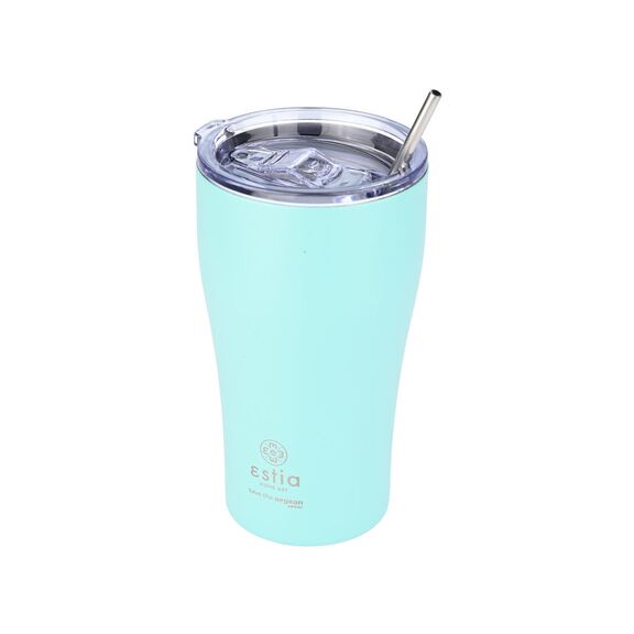 ESTIA ΘΕΡΜΟΣ COFFEE MUG SAVE THE AEGEAN 500ml BERMUDA GREEN