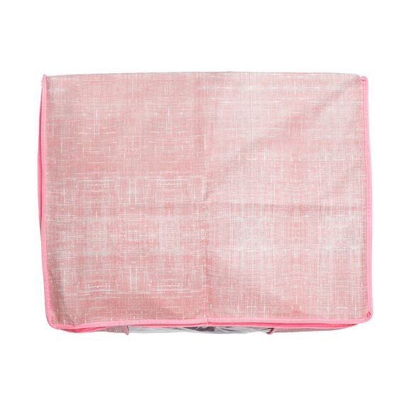 ESTIA ΘΗΚΗ ΑΠΟΘΗΚΕΥΣΗΣ CORAL NON WOVEN ΥΦΑΣΜΑΤΙΝΗ ΜΕ ΔΙΠΛΟ ΦΕΡΜΟΥΑΡ 60x45x30cm
