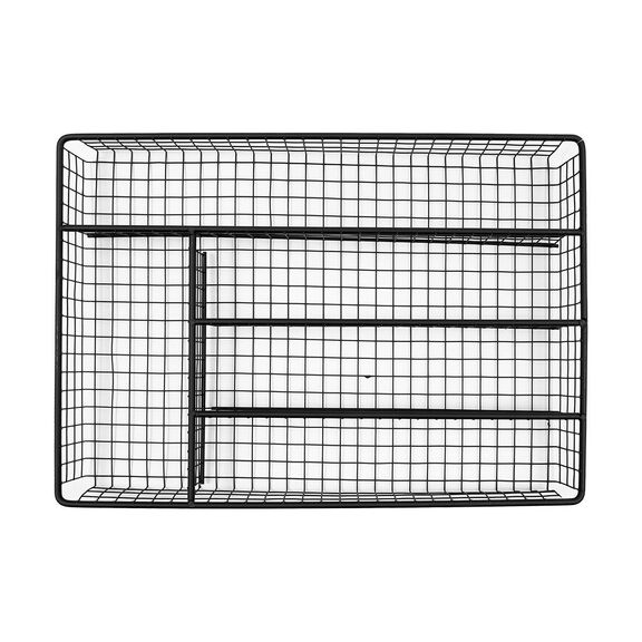 ESTIA ΘΗΚΗ ΣΥΡΤΑΡΙΟΥ METAL BLACK  ΜΕΤΑΛΛΙΚΗ 36x26cm ΜΑΥΡΗ