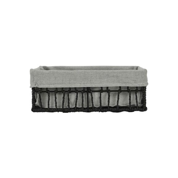 ESTIA ΚΑΛΑΘΙ ΑΠΟΘΗΚΕΥΣΗΣ & ΟΡΓΑΝΩΣΗΣ NEST 28×20×10cm ΜΑΥΡΟ