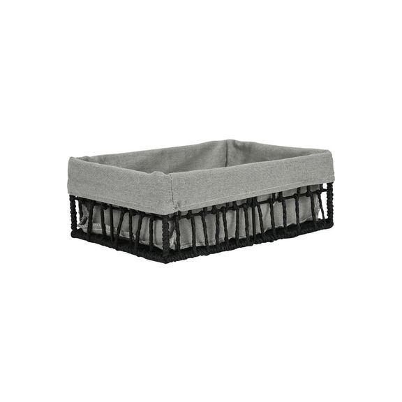 ESTIA ΚΑΛΑΘΙ ΑΠΟΘΗΚΕΥΣΗΣ & ΟΡΓΑΝΩΣΗΣ NEST 28×20×10cm ΜΑΥΡΟ
