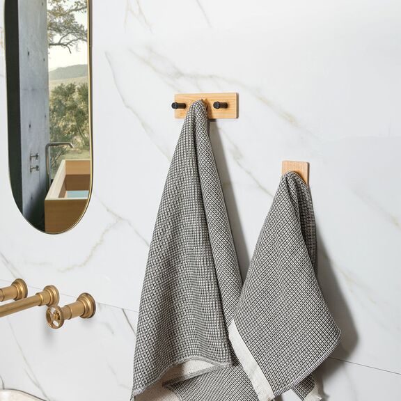 ESTIA ΚΡΕΜΑΣΤΡΑ ΕΠΙΤΟΙΧΙΑ BAMBOO ESSENTIALS ΜΕΤΑΛΛΙΚΗ 3 ΘΕΣΕΩΝ