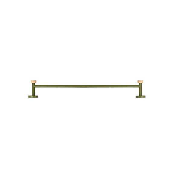 ESTIA ΠΕΤΣΕΤΟΘΗΚΗ ΕΠΙΤΟΙΧΙΑ OLIVE SERIES  ΜΟΝΗ ΜΕΤΑΛΛΙΚΗ/BAMBOO 9x65.4x5.2 ΛΑΔΙ