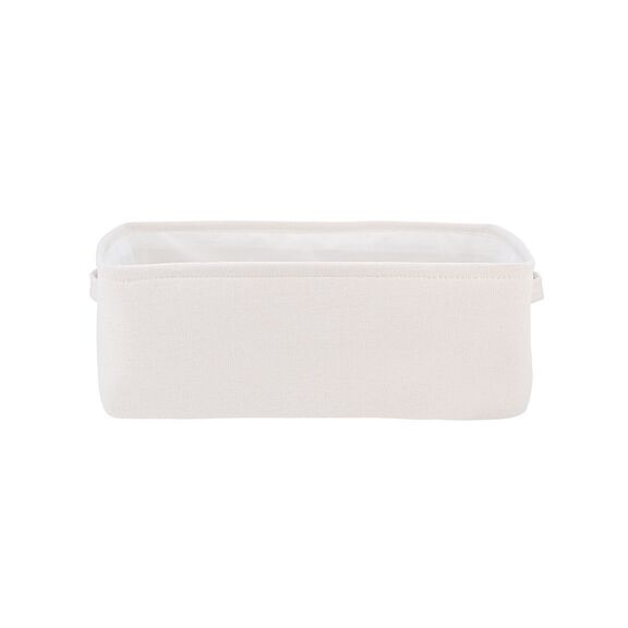 ESTIA ΚΟΥΤΙ ΑΠΟΘΗΚΕΥΣΗΣ & ΟΡΓΑΝΩΣΗΣ IVORY 26x16.5x11.5cm ME ΧΕΡΟΥΛΙΑ