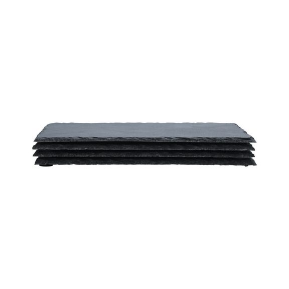 ESTIA ΠΛΑΤΩ ΣΕΡΒΙΡΙΣΜΑΤΟΣ ΣΧΙΣΤΟΛΙΘΟΥ 22x14cm ΣΕΤ 4 ΤΕΜ.