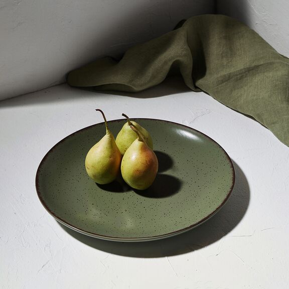 ESTIA ΠΙΑΤΟ ΡΗΧΟ TERRA ΠΟΡΣΕΛΑΝΙΝΟ 21cm GREEN