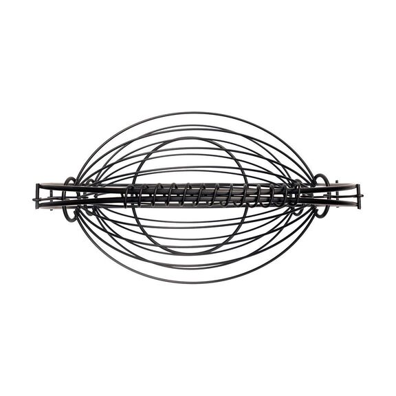 ESTIA ΦΡΟΥΤΙΕΡΑ 2 ΘΕΣΕΩΝ METAL BLACK ΜΕΤΑΛΛΙΚΗ 37χ20x42cm ΜΑΥΡΗ