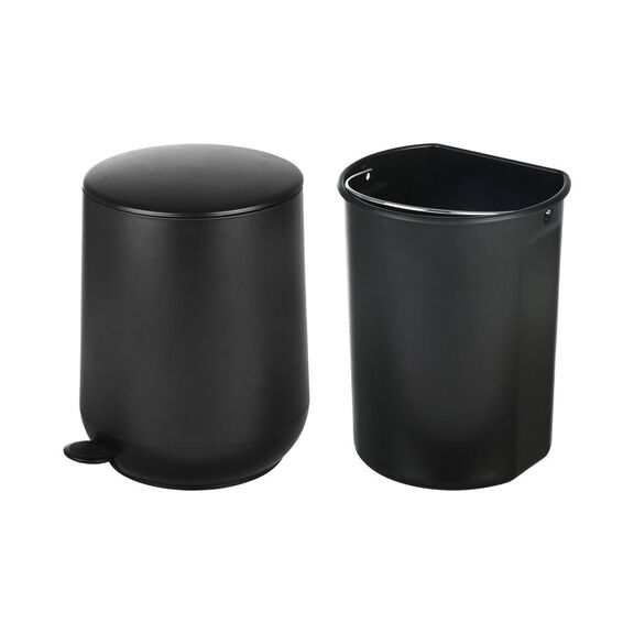 ESTIA ΧΑΡΤΟΔΟΧΕΙΟ ΜΠΑΝΙΟΥ FJORD SOFT CLOSE 5lt BLACK
