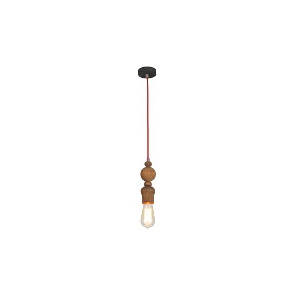 HL-026R-1 MELODY AGED WOOD PENDANT