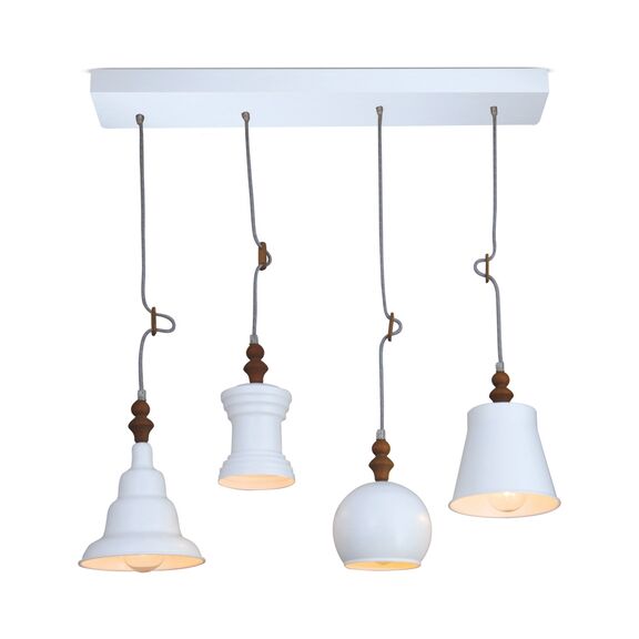 HL-048RS-4P TRIXY WHITE PENDANT