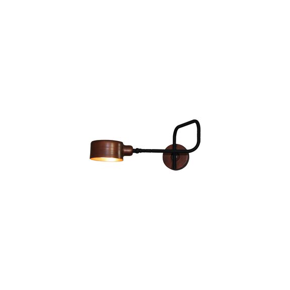 HL-3544-1 CARI WHITE & OLD BRONZE WALL LAMP