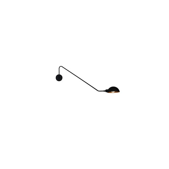 HL-3547-1 L MASON BLACK WALL LAMP