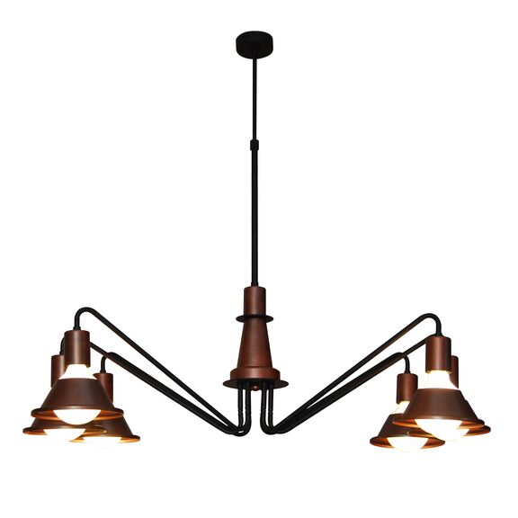 HL-3521-6 EMILY OLD COPPER & BLACK PENDANT