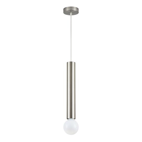 SE21-NM-5 ADEPT TUBE NICKEL MATT Ε27+GU10 PENDANT B1