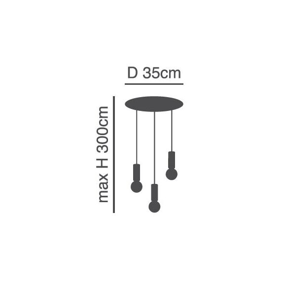 SE21-NM-4-3NM ADEPT TUBE Nickel Matt Pendant+