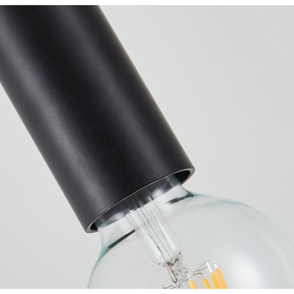 SE21-BL-5 ADEPT TUBE BLACK E27 + GU10 PENDANT B1