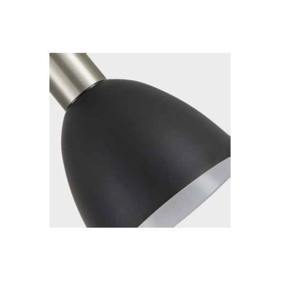 SE21-NM-4-MS2 ADEPT TUBE Nickel Matt Pendant Black Metal Shade+