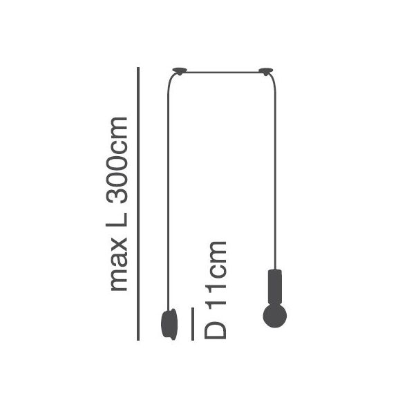 SE21-NM-4-NM1W ADEPT TUBE Nickel Matt Wall lamp+