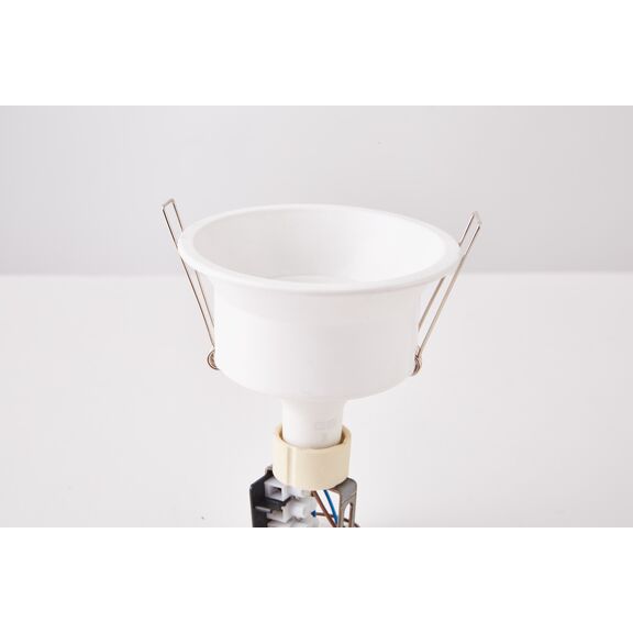SE-SP-DL-R-WH CARGO SPOTLIGHT DOWNLIGHT RECESSED GU10 WHITE FOR HOLE 8,4cm