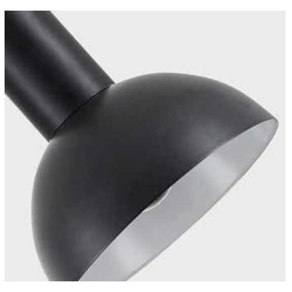 SE21-BL-4-BL6-MS3 ADEPT TUBE Black Pendant Black Metal Shade+