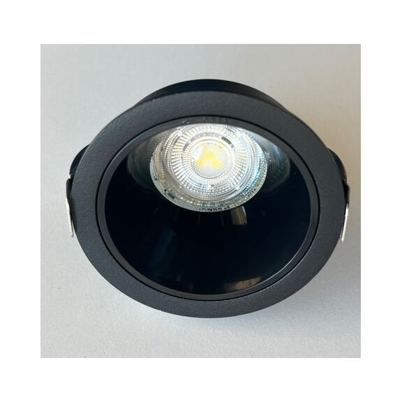SE-SP-INC-R-BL DEPO SPOT COMPONENT RECESSED INCIDE CUP BLACK GU10 FOR SPOTLIGHT CIELO AND TRIXI