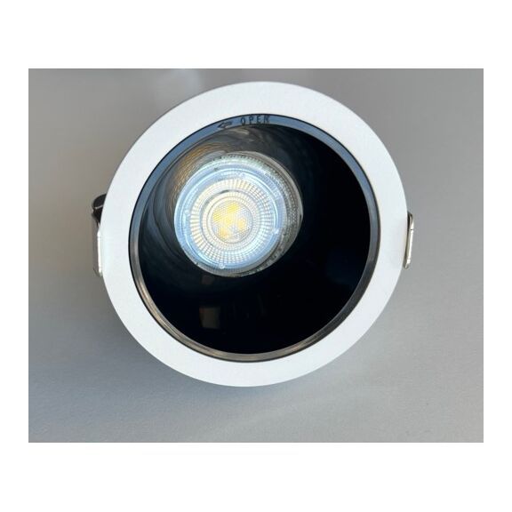 SE-SP-DL-R-WH CIELO SPOT COMPONENT RECESSED GU10/COB WHITE FOR HOLE 7,3cm. PAIRING WITH DEPO OR