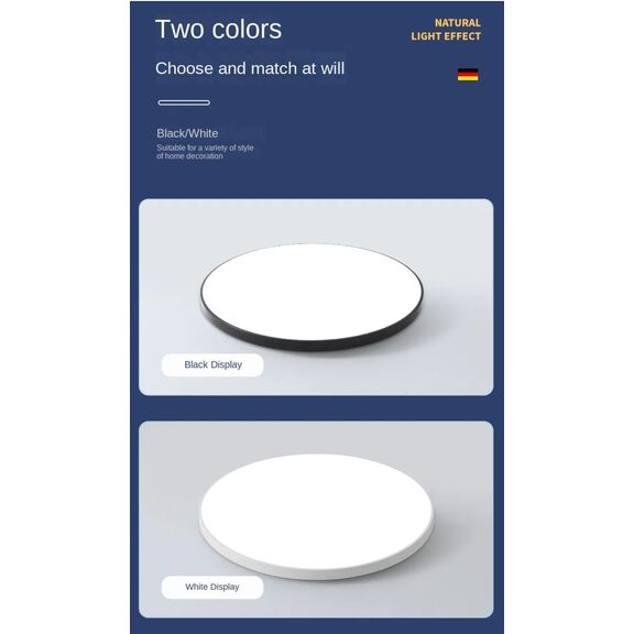 SE LED 36 RONDO WHITE CEILING 36W 3CCT 2 YEARS WARRANTY