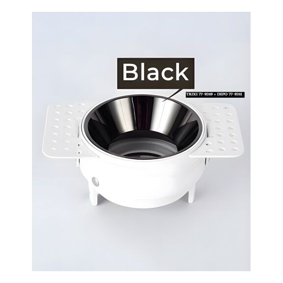SE-SP-TR-WH TRIXI SPOT COMPONENT TRIMMLESS WHITE GU10/COB FOR HOLE 7,3cm. PAIRING WITH DEPO OR