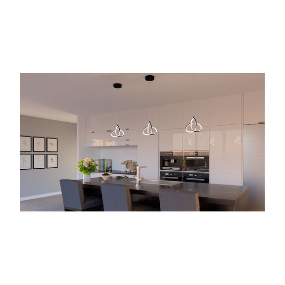 SE LED 25  MIRABELLA BLACK PENDANT 22W 3CCT 2 YEARS WARRANTY