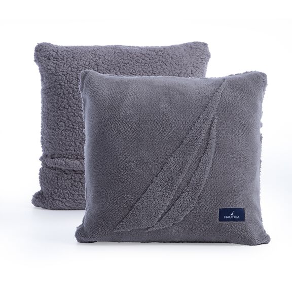 Διακοσμητικό Μαξιλάρι 45x45cm Πολυεστέρας nautica nau coast - grey 036425