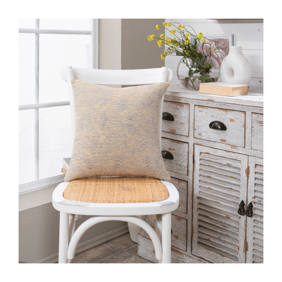 Μαξιλαροθήκη Anzio 14 - 65x65cm Δαπέδου με Γέμιση