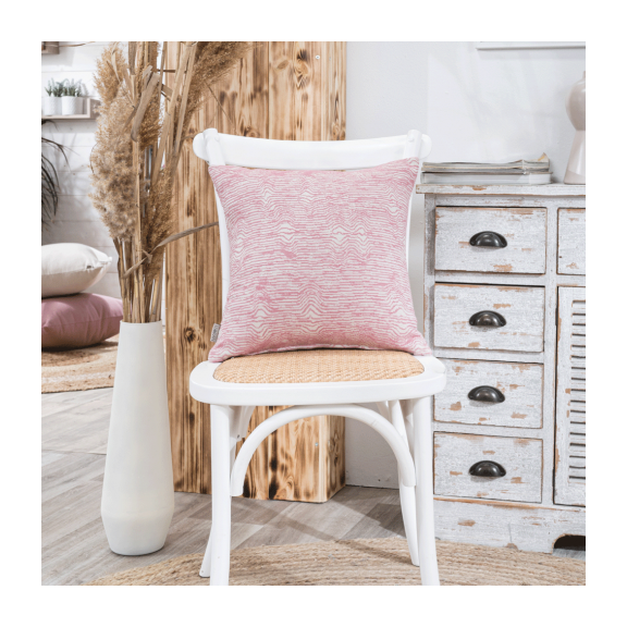 Μαξιλαροθήκη Anzio 06 - 65x65cm Δαπέδου με Γέμιση