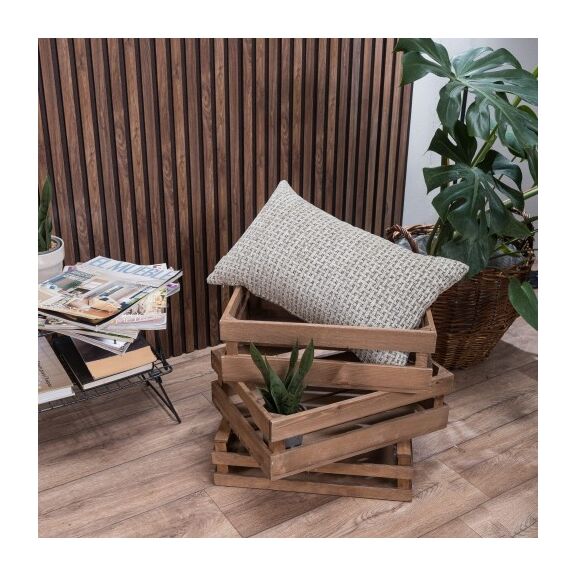 Μαξιλαροθήκη Brooklin 07 - 65x65cm Δαπέδου με Γέμιση